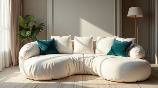L'élégance du canapé bubble moderne et confortable
